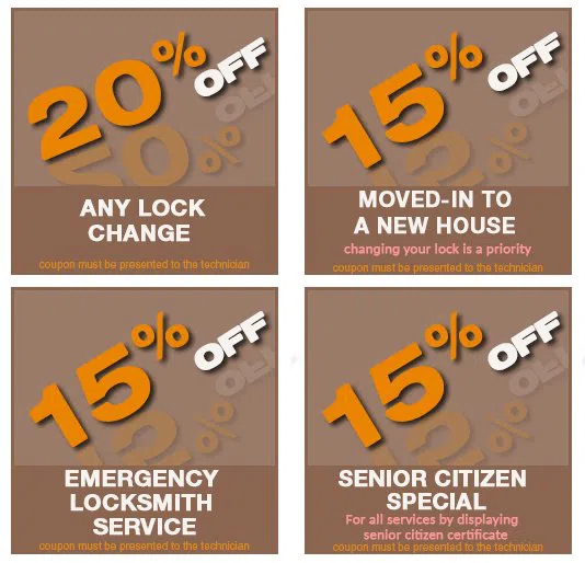 Colonial Town Center FL Locksmith, Colonial Town Center, FL 407-901-0885 - coupon19-set-four